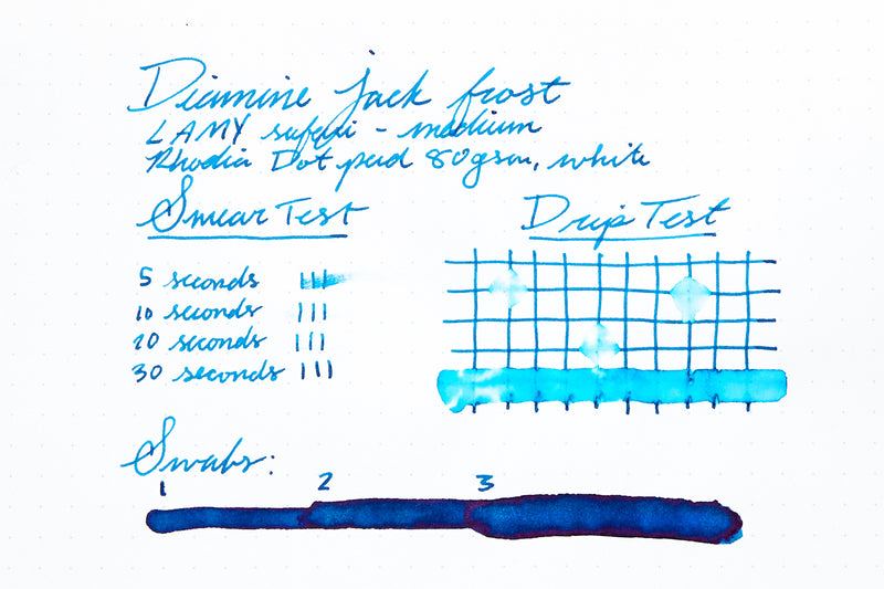 Diamine Jack Frost - Ink Sample