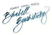 Ferris Wheel Press Bluebell Brushstrokes - Ink Sample