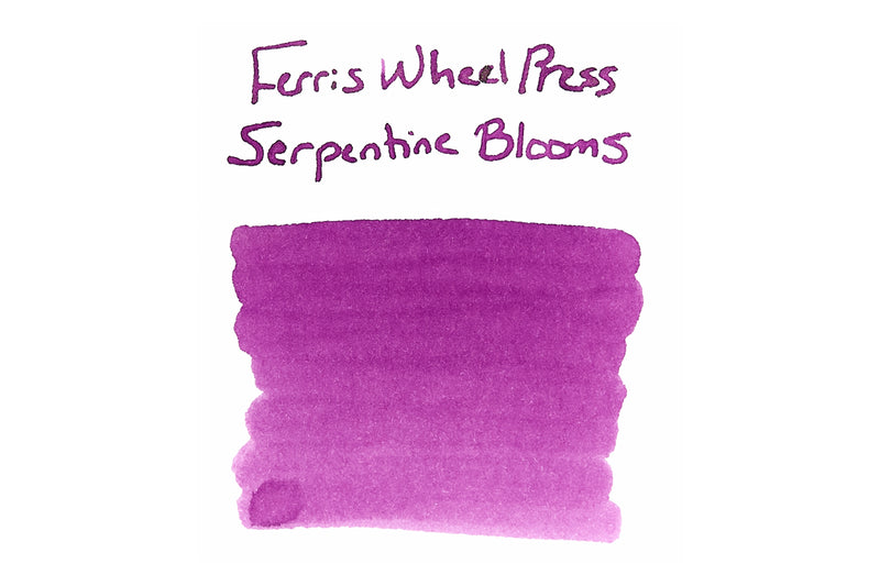 Ferris Wheel Press Serpentine Blooms - Ink Sample