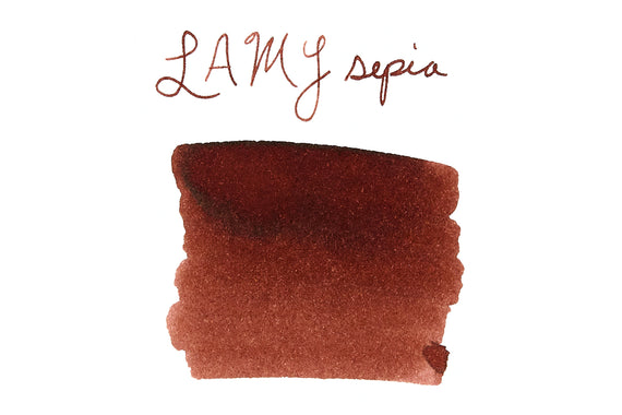 LAMY sepia - ink samples
