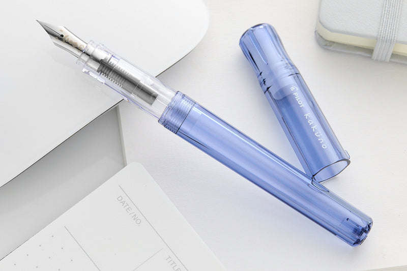 Pilot Kakuno Fountain Pen - Translucent Blue