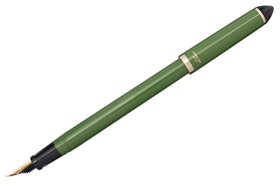 Sailor Compass Fude De Mannen Fountain Pen - Dark Green