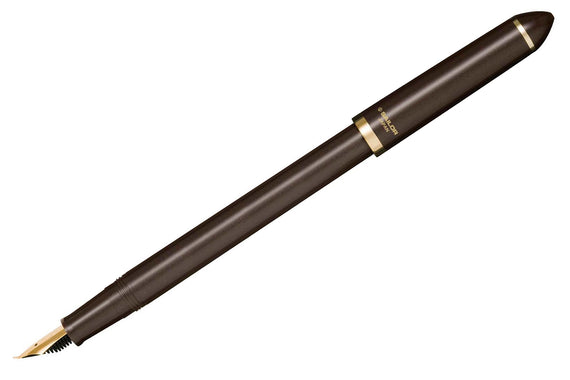 Sailor Compass Fude De Mannen Fountain Pen - Pearl Brown