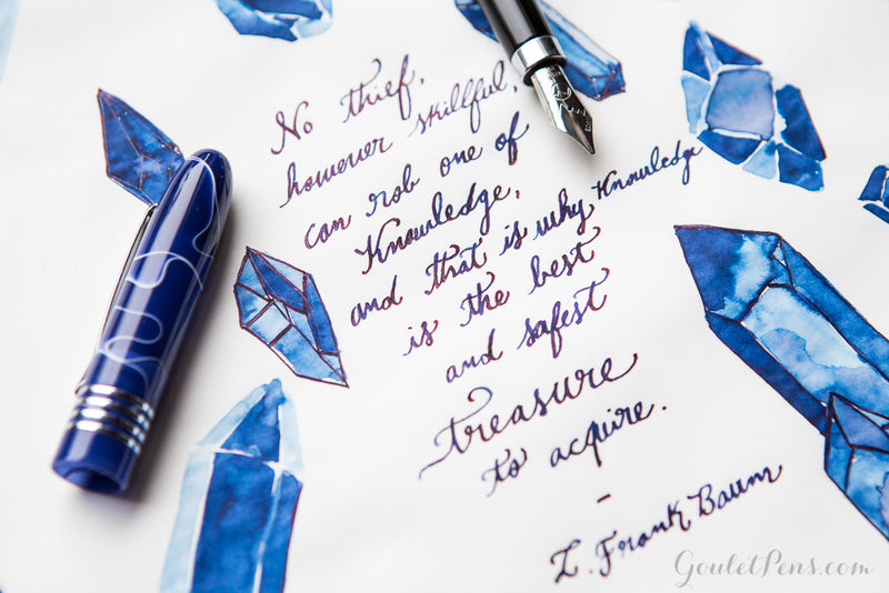 Diamine Oxford Blue - Ink Sample