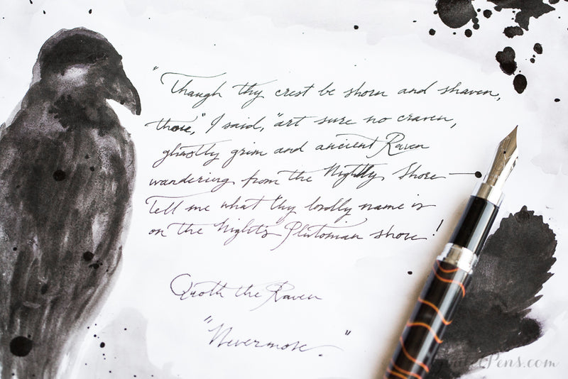 Noodler's Heart of Darkness - Ink Sample