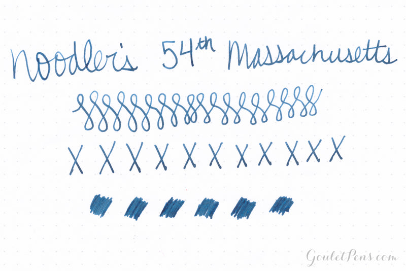 Noodler's 54th Massachusetts - Ink Sample