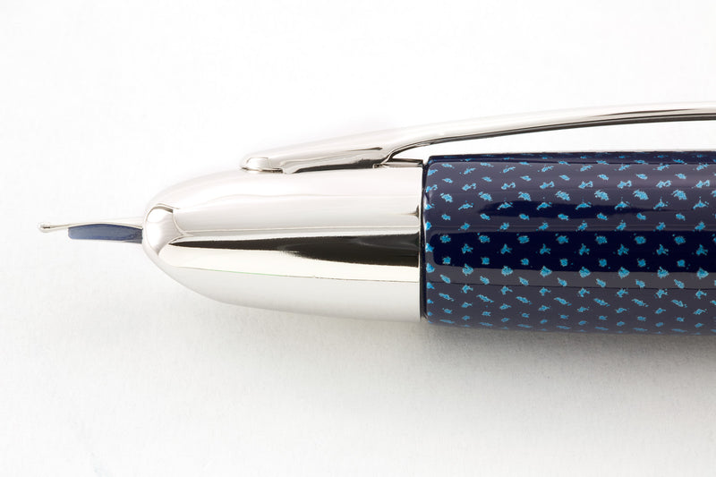 Pilot Vanishing Point Fountain Pen - Blue Carbonesque