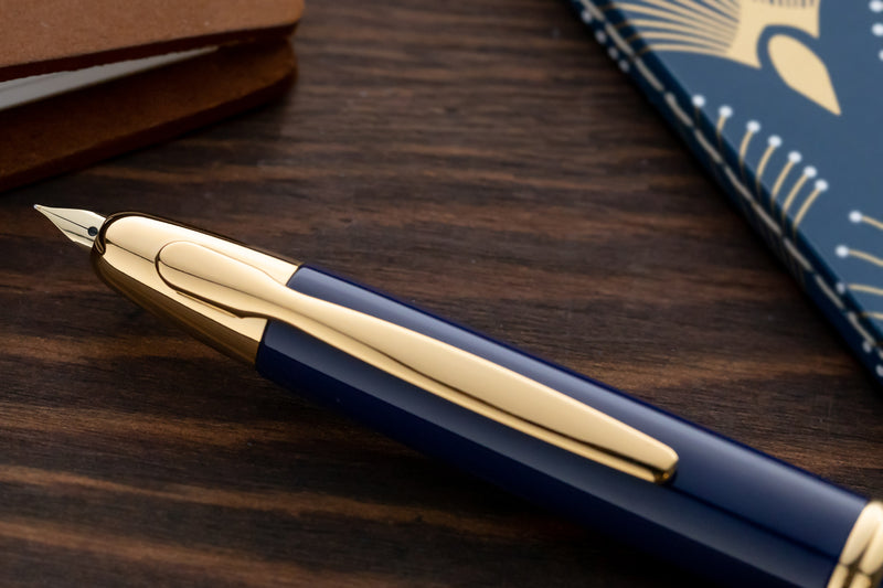 Pilot Vanishing Point Fountain Pen - Blue/Gold