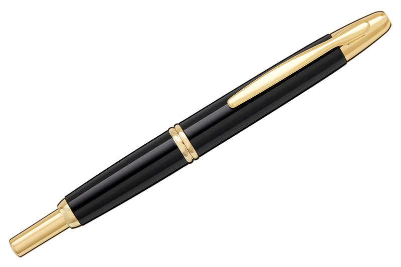 Pilot Vanishing Point Fountain Pen - Black/Gold