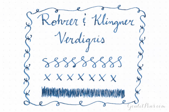 Rohrer & Klingner Verdigris fountain pen ink