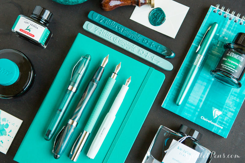 Noodler's Ahab Flex Fountain Pen - Mesa Turquoise