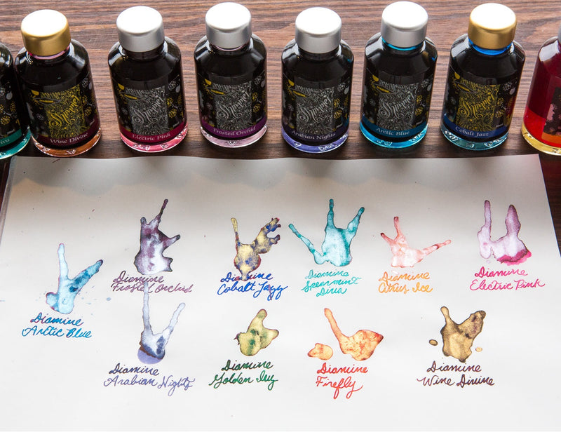 10 New Diamine Shimmertastic inks!