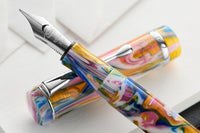 (Bottom Shelf) Conklin Duragraph Fountain Pen - Rainbow Whirlwind (Limited Edition)