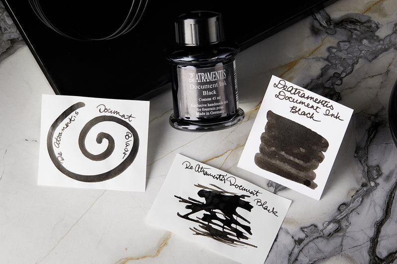 De Atramentis Document Ink Black - 45ml Bottled Ink