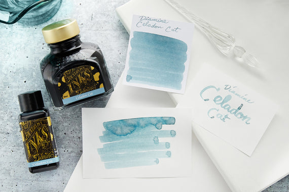 Diamine Celadon Cat - 30ml Bottled Ink