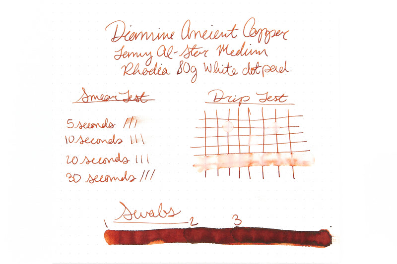 Diamine Ancient Copper - Ink Sample