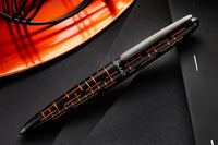 Diplomat Elox Fountain Pen - Matrix Orange/Black