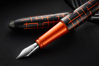 Diplomat Elox Fountain Pen - Matrix Orange/Black