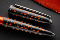 Diplomat Elox Fountain Pen - Matrix Orange/Black