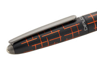 Diplomat Elox Fountain Pen - Matrix Orange/Black