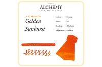 Endless Alchemy Stardust Golden Sunburst - Ink Sample