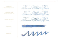 Ferris Wheel Press Blue Revelry - Ink Sample (Limited Edition)