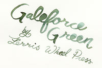 Ferris Wheel Press Galeforce Green - Ink Sample