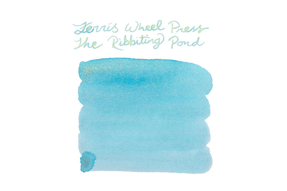 Ferris Wheel Press The Ribbiting Pond - Ink Sample