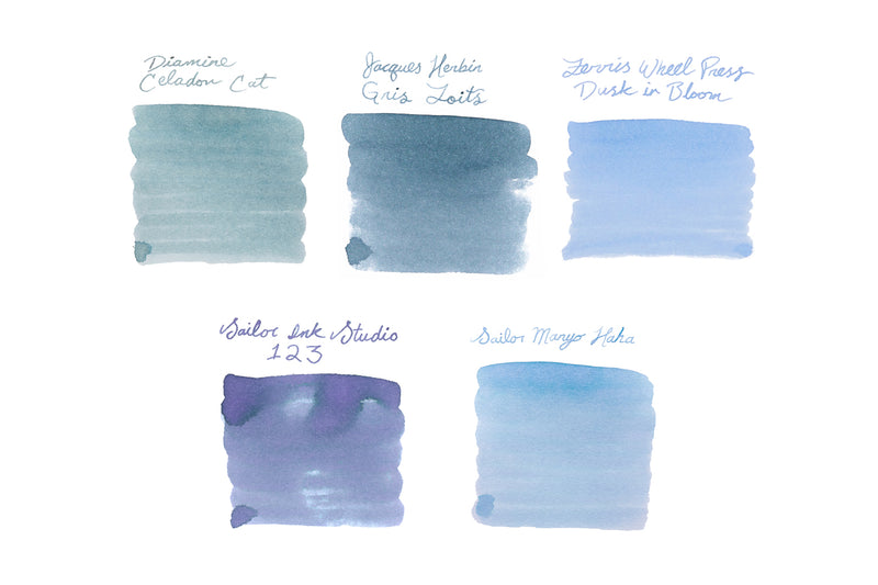 Light Blue/Grey Ink Sample Set