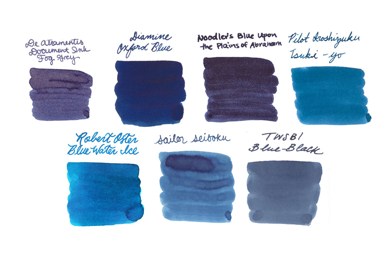 Must-Try Standard Blues Ink Sample Set