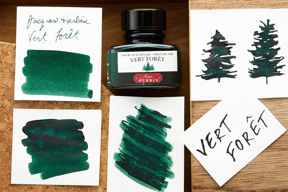 Jacques Herbin Vert Forêt - 30ml Bottled Ink