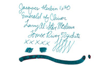 Jacques Herbin 1670 Emerald of Chivor - 2ml Ink Sample