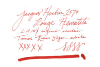 Jacques Herbin 1670 Rouge Hematite - Ink Sample