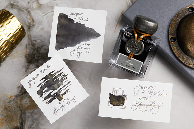 Jacques Herbin 1670 Stormy Grey - 50ml Bottled Ink