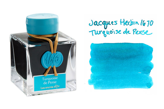 Jacques Herbin 1670 Turquoise de Perse - 50ml Bottled Ink