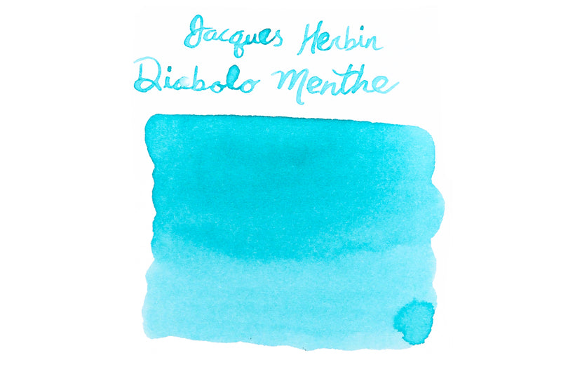 Jacques Herbin Diabolo Menthe - Ink Sample