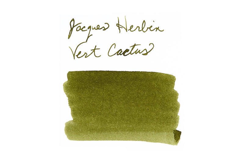 Jacques Herbin Vert Cactus - Ink Sample