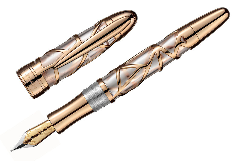 Laban Skeleton Fountain Pen - Rose Gold