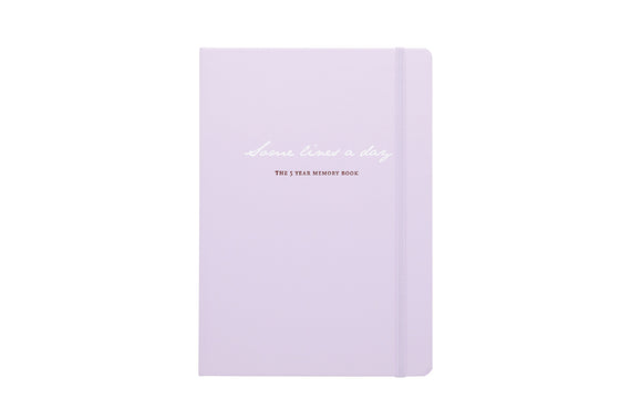 Leuchtturm1917 Some Lines a Day 5 Year Memory Notebook - Lilac