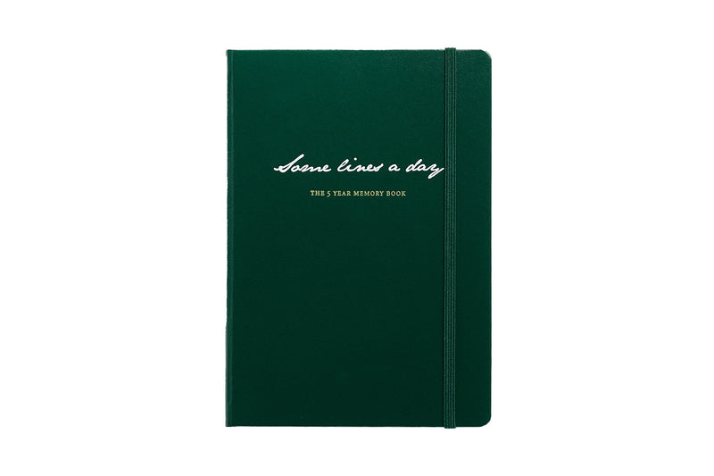 Leuchtturm1917 Some Lines a Day 5 Year Memory Notebook - Forest Green