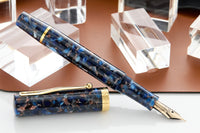 Magna Carta Mag 600 Piston Fountain Pen - Golden Blue (Special Edition)