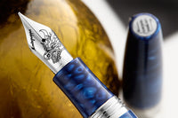 Montegrappa Regal Year of the Dragon Fountain Pen - Indigo Blue (Limited Edition)