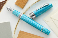 Montegrappa Regal Year of the Dragon Fountain Pen - Laguna Blue (Limited Edition)