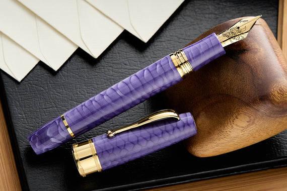 Montegrappa Regal Year of the Dragon Fountain Pen - Royal Purple (Limited Edition)