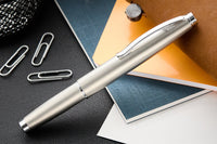 Monteverde Dakota Fountain Pen - Stainless Steel