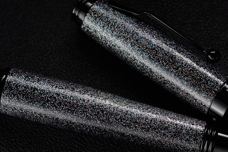 Monteverde Invincia Fountain Pen - Black Sparkle City (Special Edition)