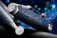 Monteverde Invincia Fountain Pen - Blue Sparkle City (Special Edition)