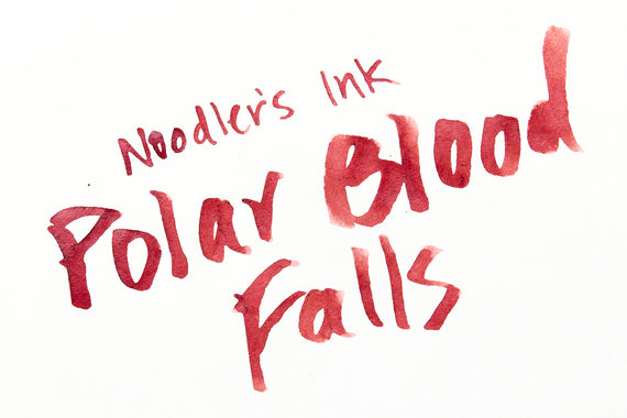 Noodler's Polar Blood Falls - Ink Sample