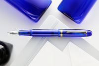 Opus 88 Jazz Fountain Pen - Transparent Blue