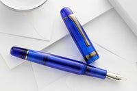 Opus 88 Jazz Fountain Pen - Transparent Blue